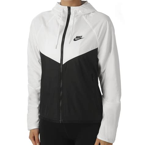 schwarz weiße nike jacke